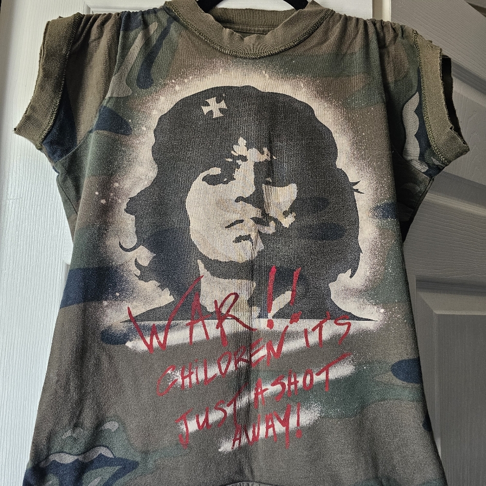 Rare Buddist Punk x The Rolling Stones t shirt